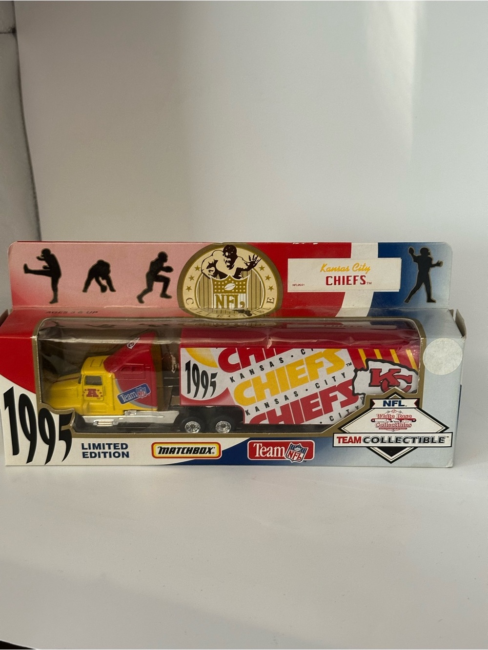 Match 1995 Kansas City Chiefs Team Collectible Truck - Red & Yellow